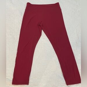 Zyia Unity Leggings Hi-Rise 7/8 24” Maroon